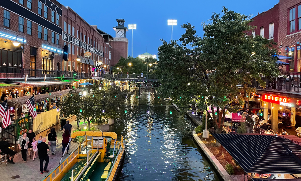 bricktown entertainment district, ok city