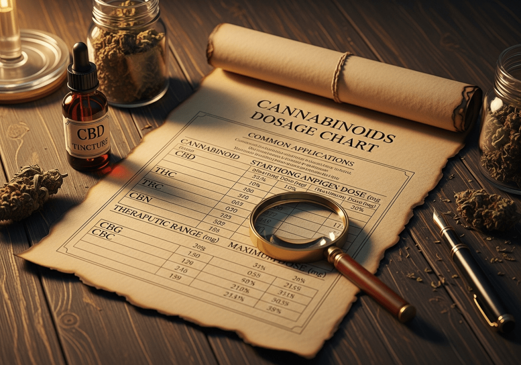 cannabinoids dosage chart