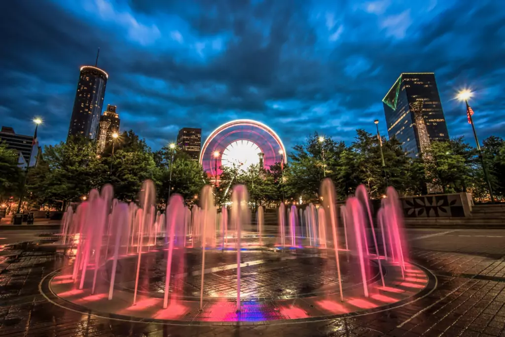 centennial olympic park georgia is great place to go after you get your medical marijuana card