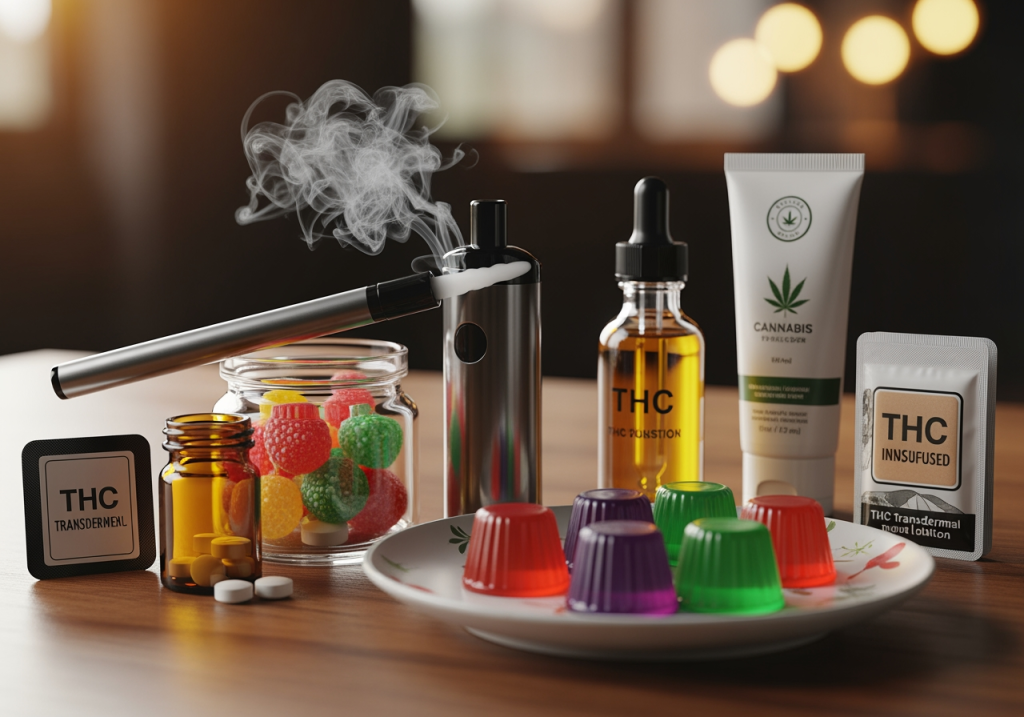 different ways to consume thc medical products