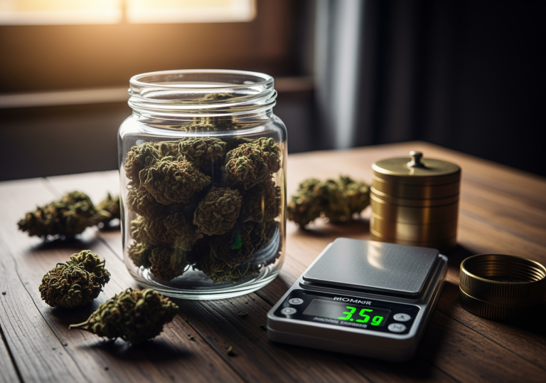 how many grams in an eighth of weed