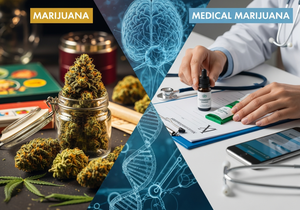 how marijuana relates to medical marijuana