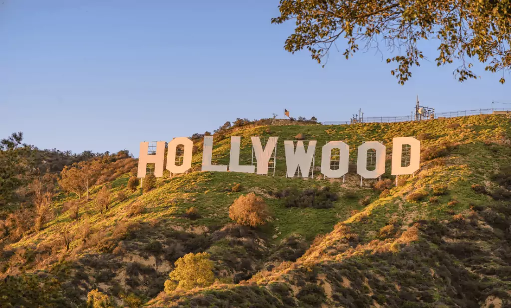 Hollywood sign in the hills is a great place to go after you get your medical marijuana card