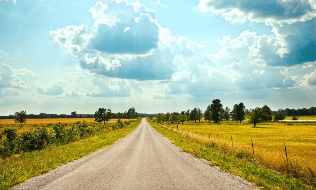 route 66 open road on a sunny day is a great place to go after you get your medical marijuana card