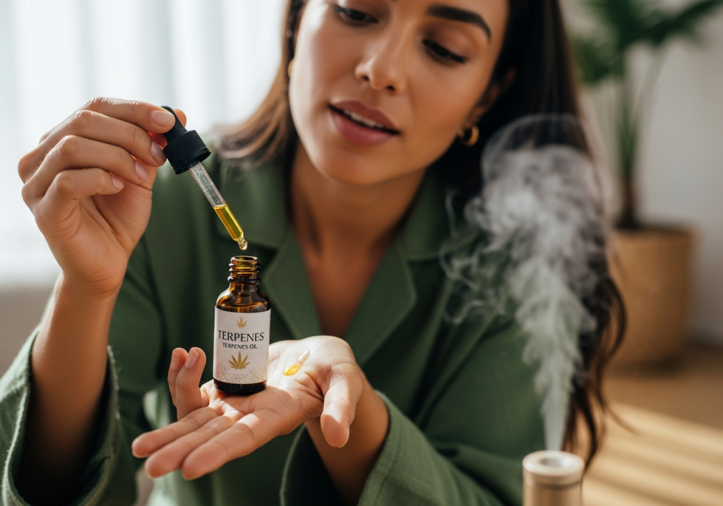 secondary terpenes supporting therapeutic effects